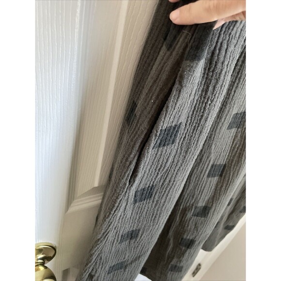 Piper & Scoot Dress Womens Small boho prairie square print smock shirt - Picture 5 of 7